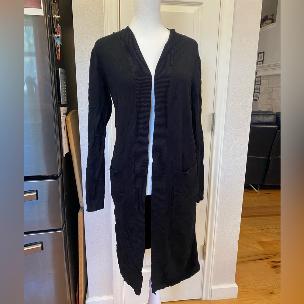 Nine West Classic Black Knit Top cardigan